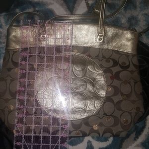 Large Coach tote bag